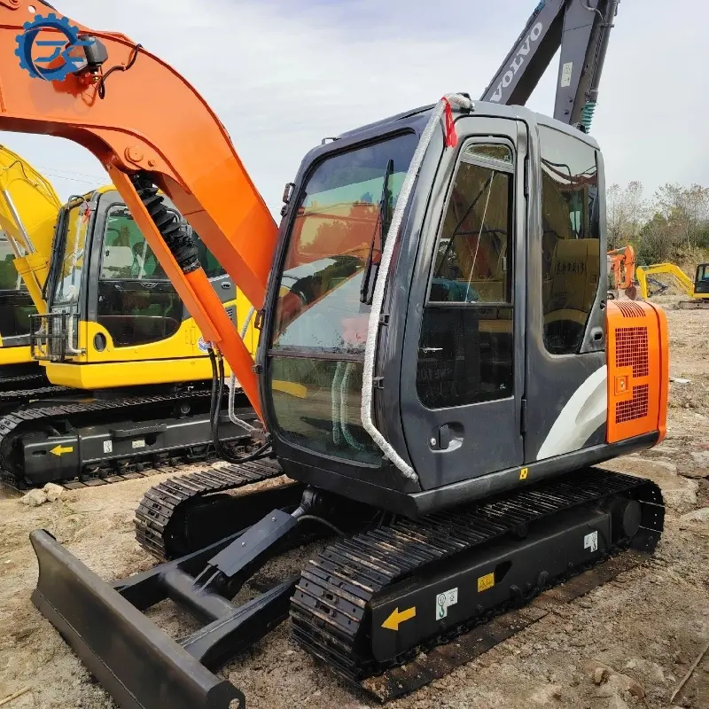 Agile and Economical Used Hitachi ZX60 Small Mini Backhoe for Sale