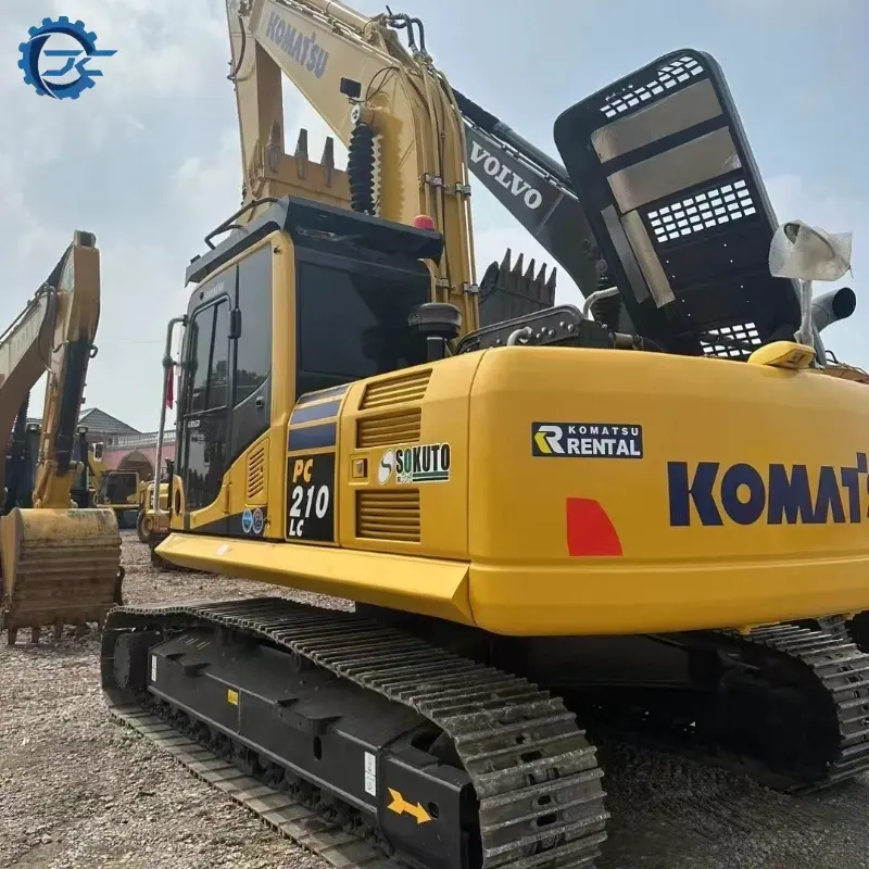 Competitive Price Used Komatsu 210 Hydraulic Crawler Excavator Reliable Construction Equipment for Global Dealer
