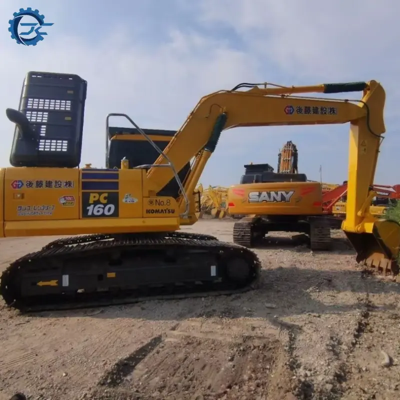 Good Condition Used Komatsu 160 Crawler Digger Midi Construction Equipment at Competitive Factory Price
