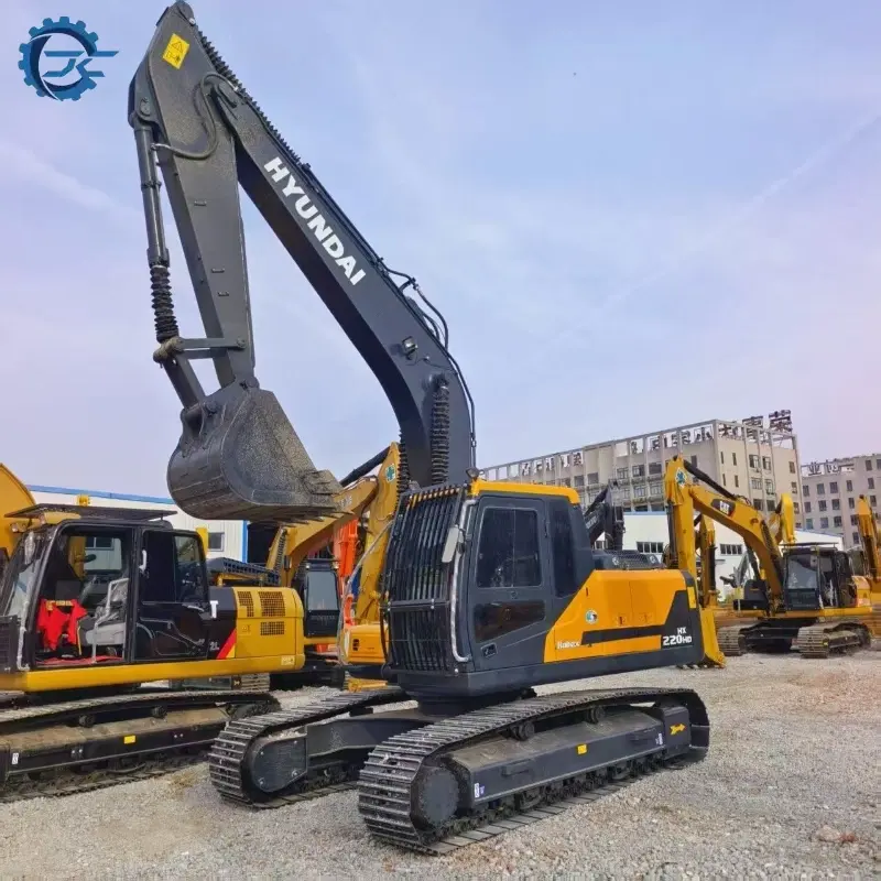 High Quality Second-hand Hyundai 220 Crawler Excavator For Sale