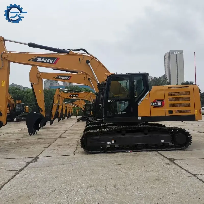 Hot Sale Used SANY 215 Medium Crawler Excavator Powerful Engineering Machine at Wholesale Price