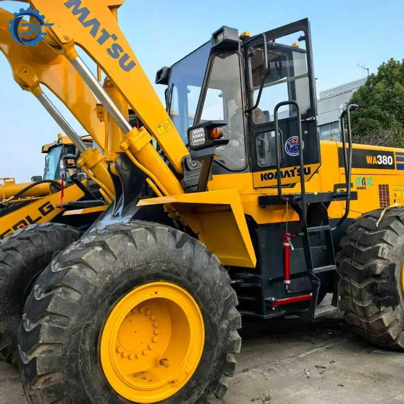 Powerful Used Komatsu 380 Wheel Loader Construction Machine Good Performance Engineering Equipment Wholesale Price