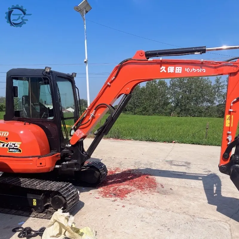 Reliable Second-hand Kubota 155 Mini Digger for Agricultural Work Supplier