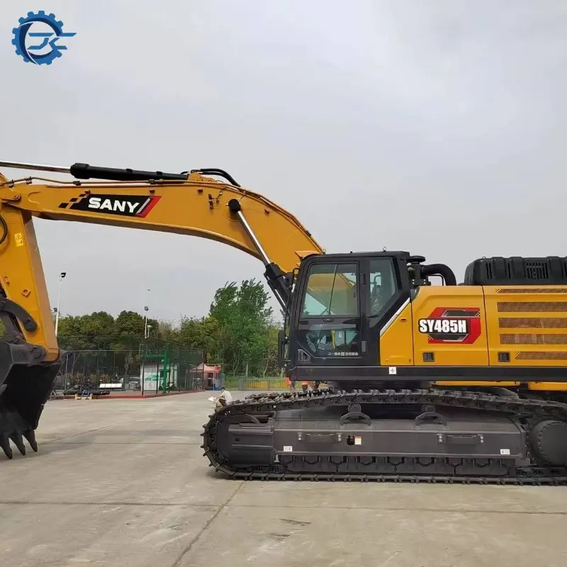 Reliable Used SANY 485 Large Crawler Excavator Powerful Construction Machine for Road Construction Equipment